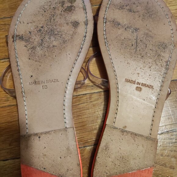 Orange tkees sandals - Picture 2 of 2